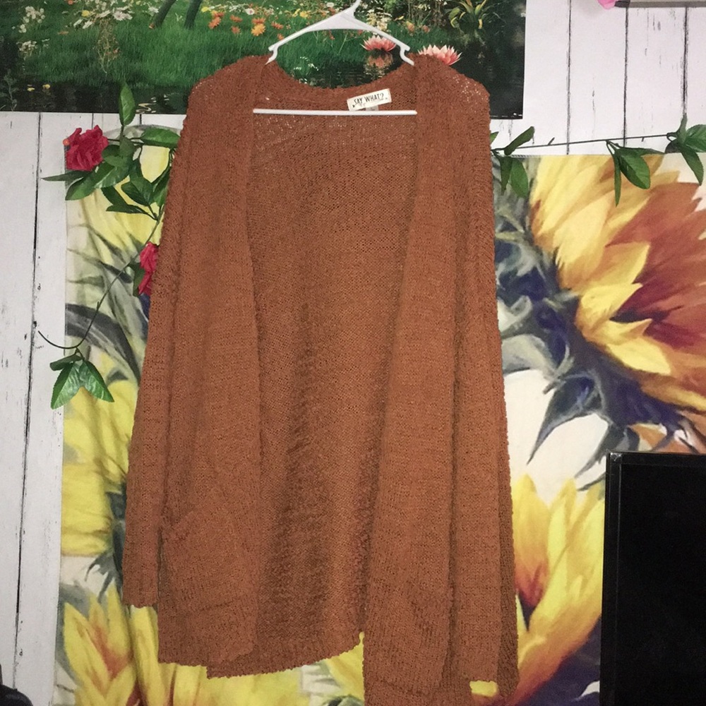 Burnt orange Cardigan